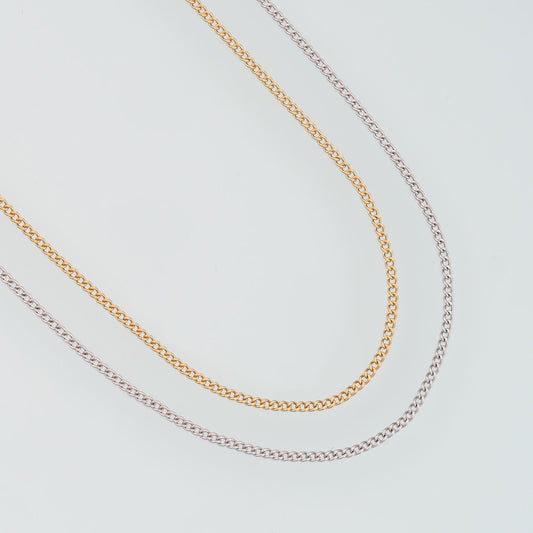Stainless Steel Round Thin Chain,14K Gold Stainless Steel Chain,Waterproof Chain for DIY Necklace Bracelet Making