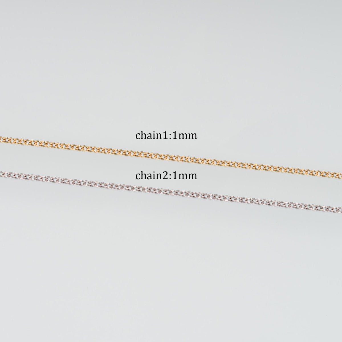 Stainless Steel Round Thin Chain,14K Gold Stainless Steel Chain,Waterproof Chain for DIY Necklace Bracelet Making