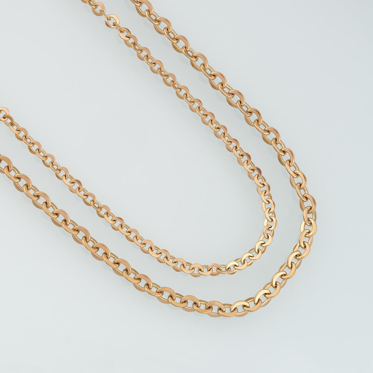 Stainless Steel Round Chain,14K Gold Stainless Steel Chain,Waterproof Chain for DIY Necklace Bracelet Making