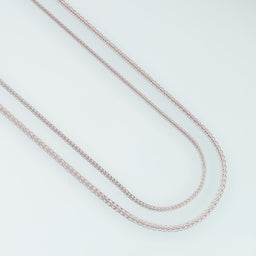 Stainless Steel Thin Chopin Chain,Silver Stainless Steel Chain,Waterproof Chain for DIY Necklace Bracelet Making