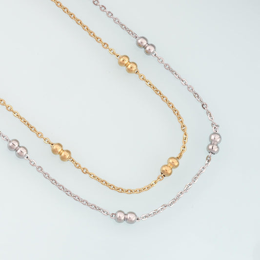 Stainless Steel Lantern Beads Chain,14K Gold Stainless Steel Chain,Waterproof Chain for DIY Necklace Bracelet Making