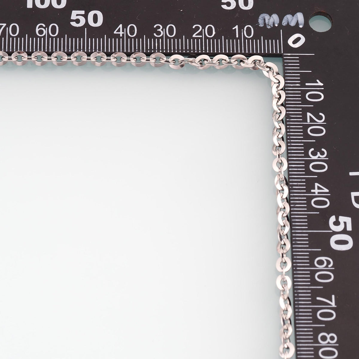Stainless Steel Oval Chain,Silver Stainless Steel Chain,Waterproof Chain for DIY Necklace Bracelet Making