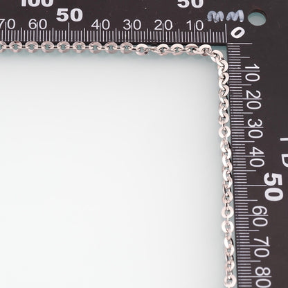 Stainless Steel Oval Chain,Silver Stainless Steel Chain,Waterproof Chain for DIY Necklace Bracelet Making