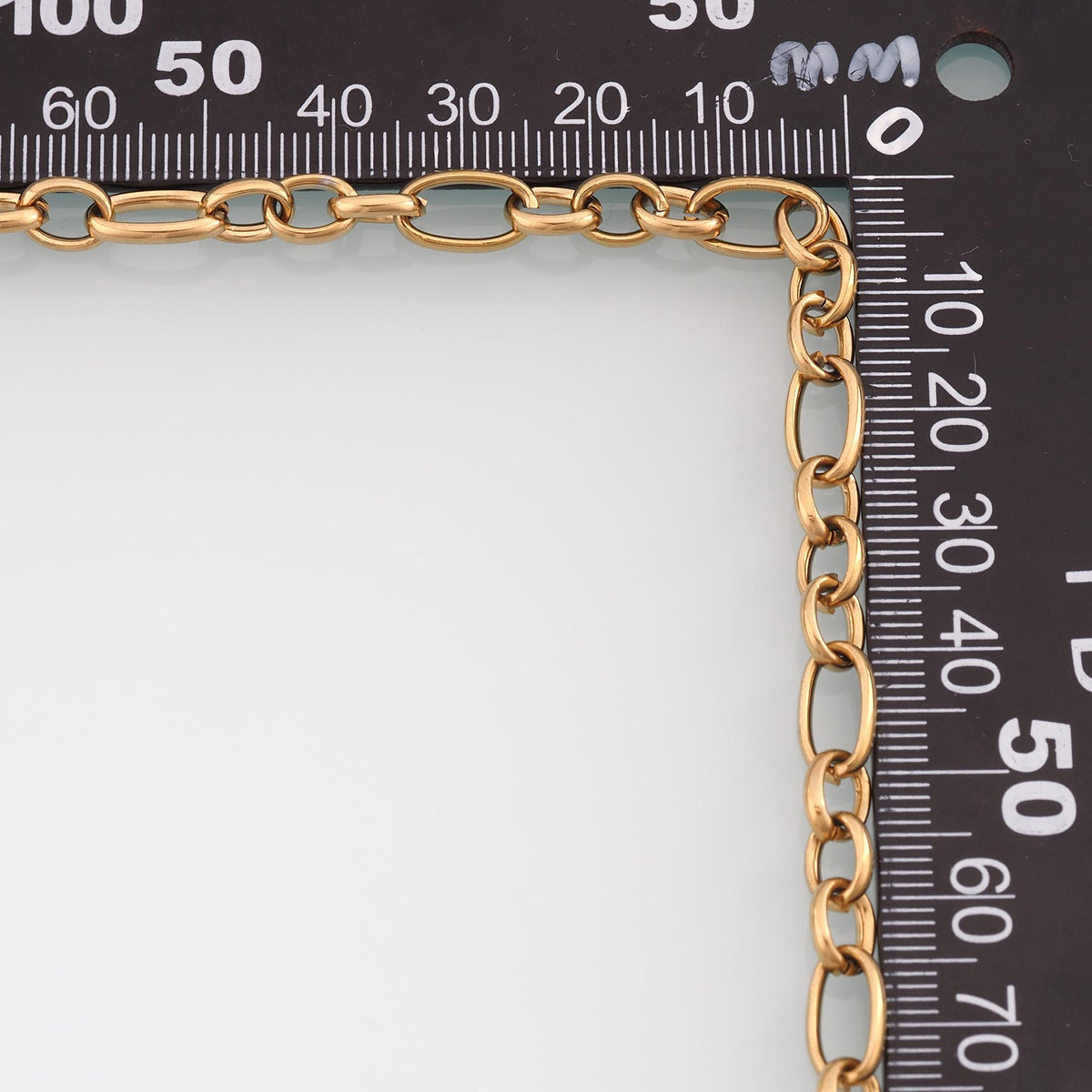 Stainless Steel Oval Chain,14K Gold Stainless Steel Chain,Waterproof Chain for DIY Necklace Bracelet Making