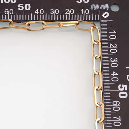 Stainless Steel Oval Chain,14K Gold Stainless Steel Chain,Waterproof Chain for DIY Necklace Bracelet Making