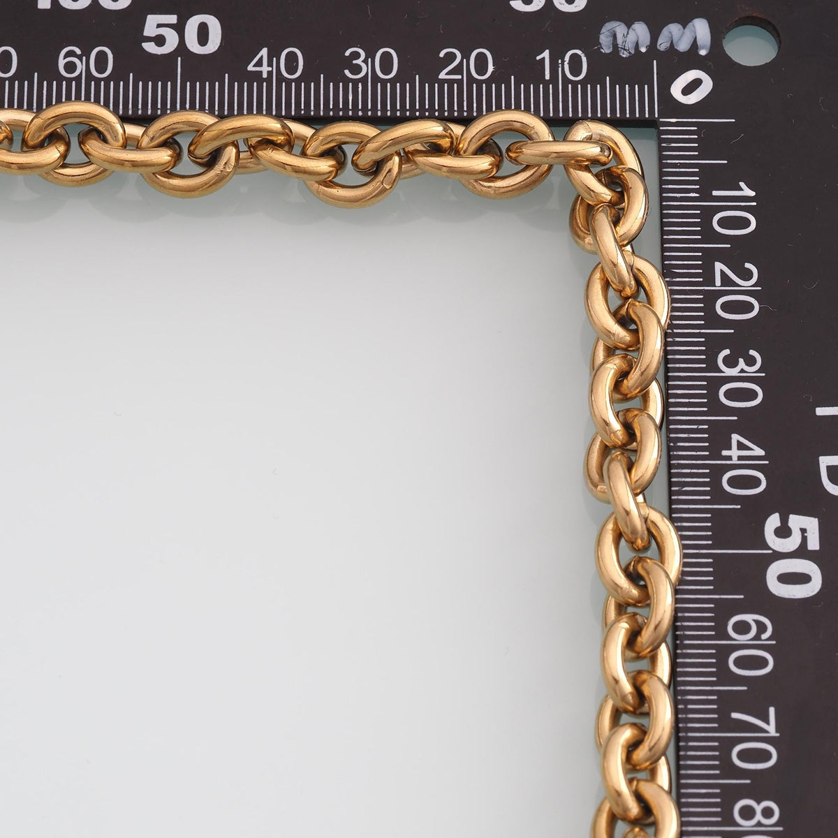 Stainless Steel Twist Oval Chain,14K Gold Stainless Steel Chain,Waterproof Chain for DIY Necklace Bracelet Making
