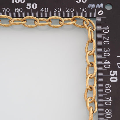Stainless Steel Twist Oval Chain,14K Gold Stainless Steel Chain,Waterproof Chain for DIY Necklace Bracelet Making