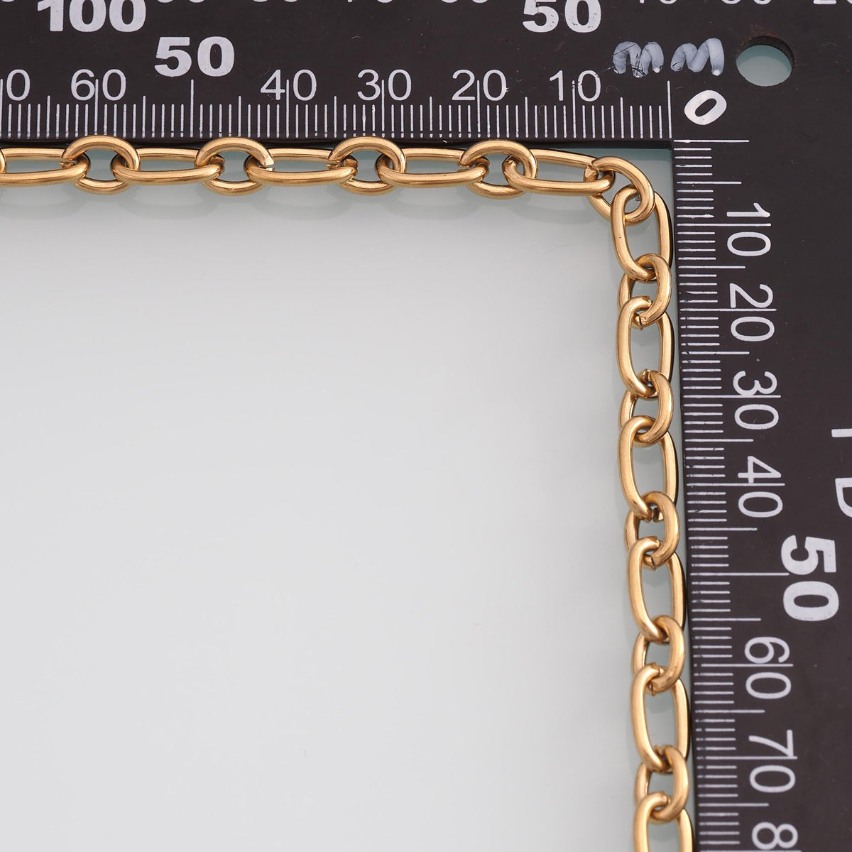 Stainless Steel Oval Chain,14K Gold Stainless Steel Chain,Waterproof Chain for DIY Necklace Bracelet Making