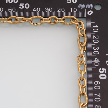 Stainless Steel Oval Texture Chain,14K Gold Stainless Steel Chain,Waterproof Chain for DIY Necklace Bracelet Making