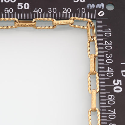Stainless Steel Twist Rectangle Chain,14K Gold Stainless Steel Chain,Waterproof Chain for DIY Necklace Bracelet Making