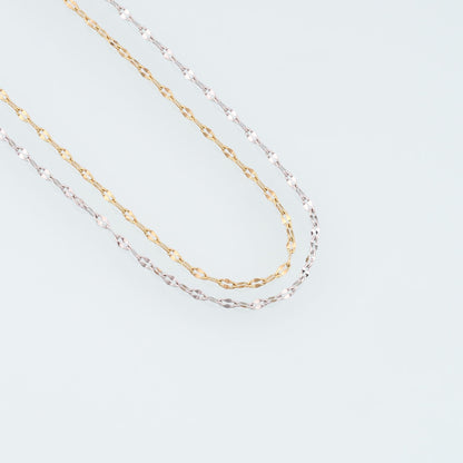 14K Gold Flower Jewelry Chain 3.28 ft, 16.40 ft for Jewelry Making
