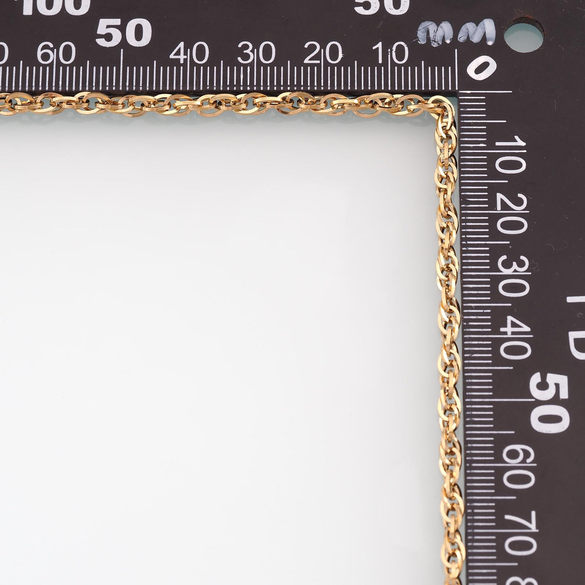 Stainless Steel Figaro Chain,14K Gold Stainless Steel Chain,Waterproof Chain for DIY Necklace Bracelet Making