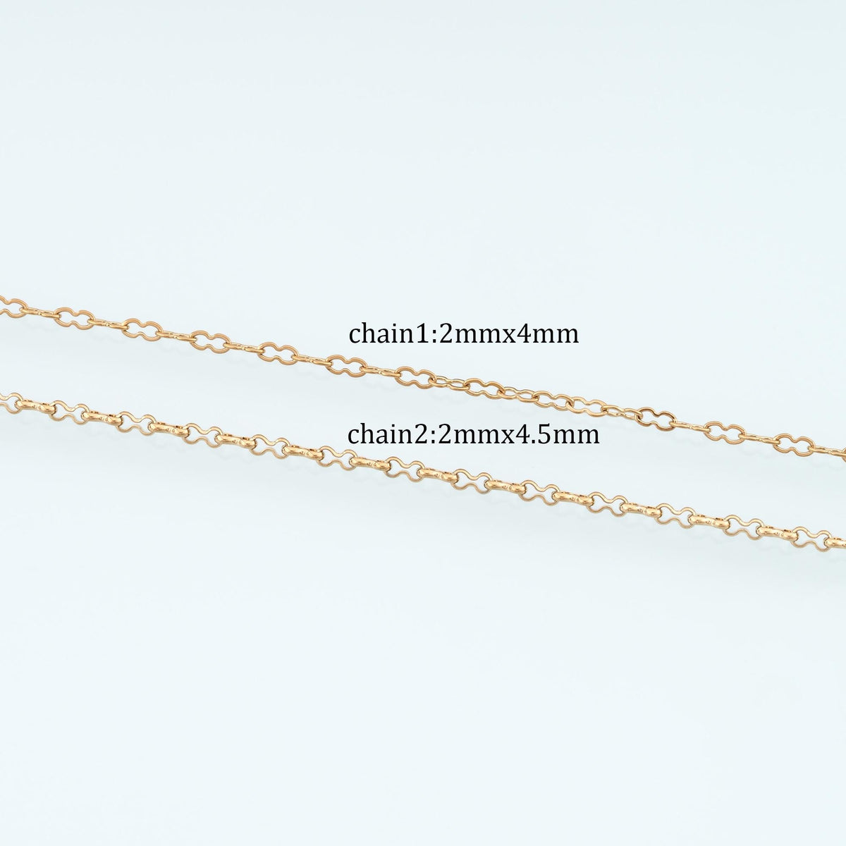 Stainless Steel Hoist Chain,14K Gold Stainless Steel Chain,Waterproof Chain for DIY Necklace Bracelet Making