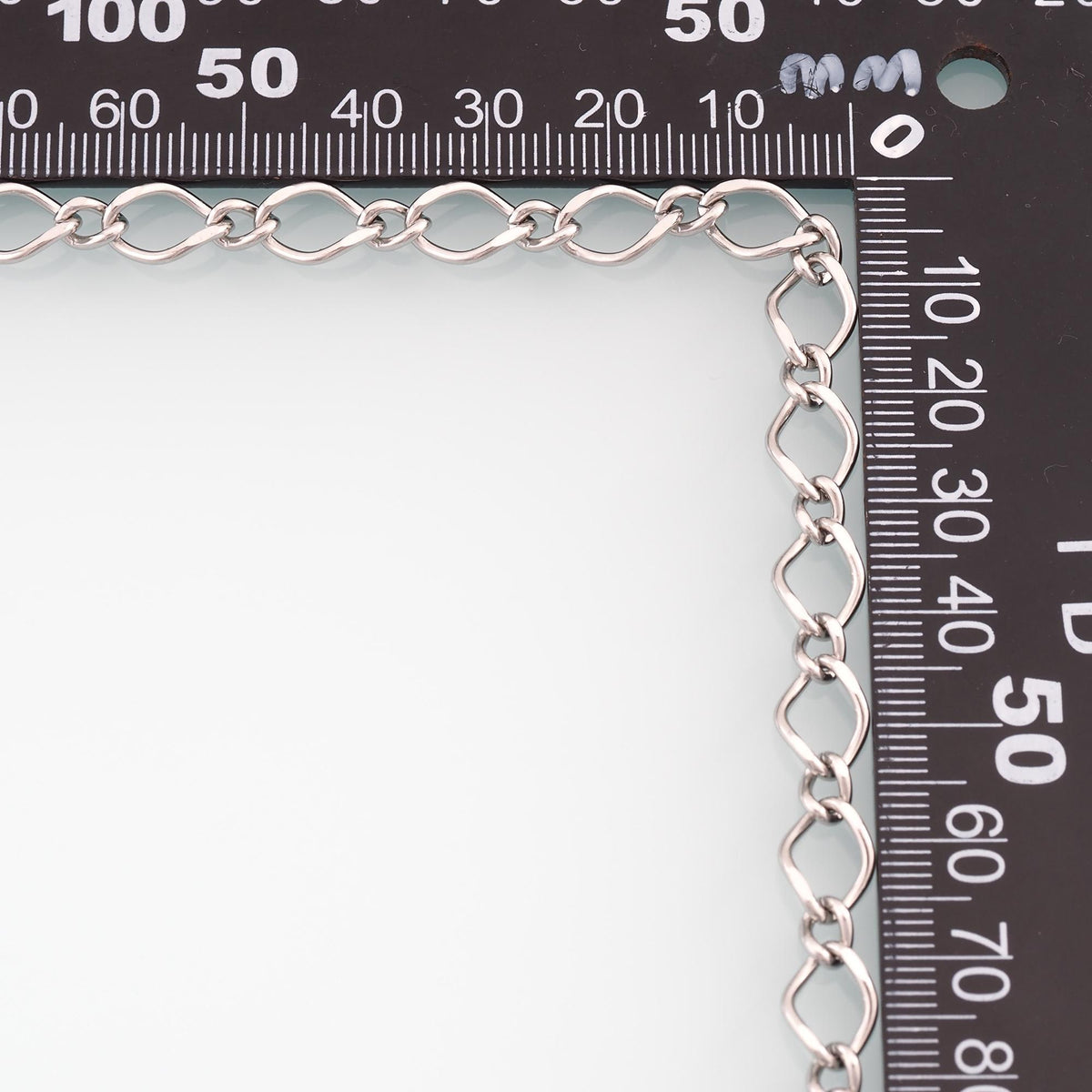 Stainless Steel Chopin Chain,Silver Stainless Steel Chain,Waterproof Chain for DIY Necklace Bracelet Making