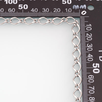Stainless Steel Chopin Chain,Silver Stainless Steel Chain,Waterproof Chain for DIY Necklace Bracelet Making