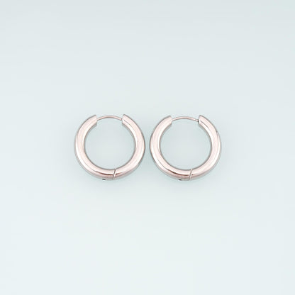 A Pair Stainless Steel Huggie Earrings, 14K Gold Filled Waterproof Never Fade Huggie Hoops,Everyday DIY Jewelry Ear Stack Jew