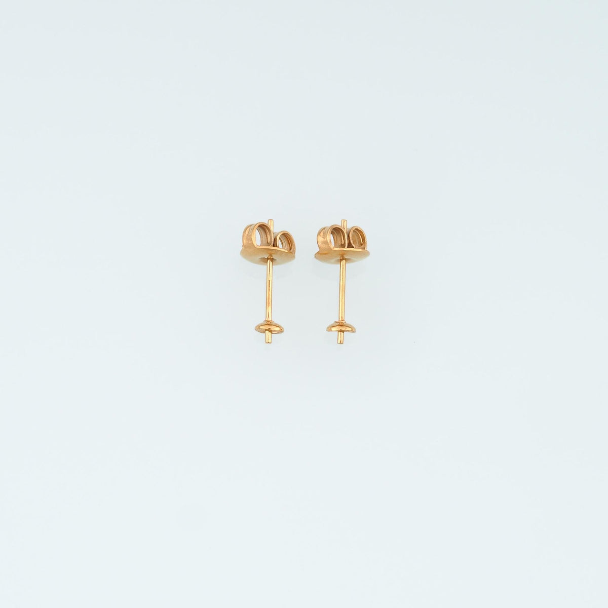 A Pair Stainless Steel Earrings Stud, 14K Gold Filled Waterproof Never Fade Earrings Stud,Everyday DIY Jewelry Ear Stack Jewe