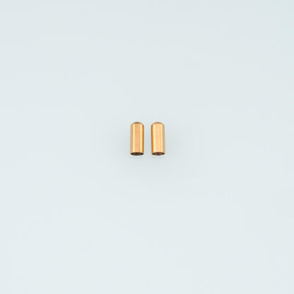 14K Gold Tube Beads 7 mm, 6 mm for Jewelry Making