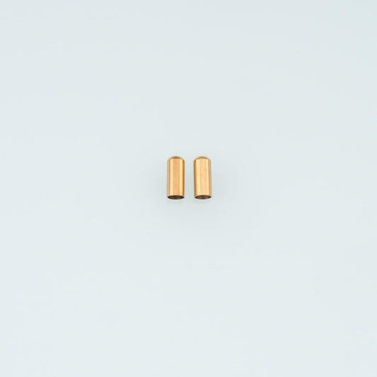 14K Gold Tube Beads 7 mm, 6 mm for Jewelry Making