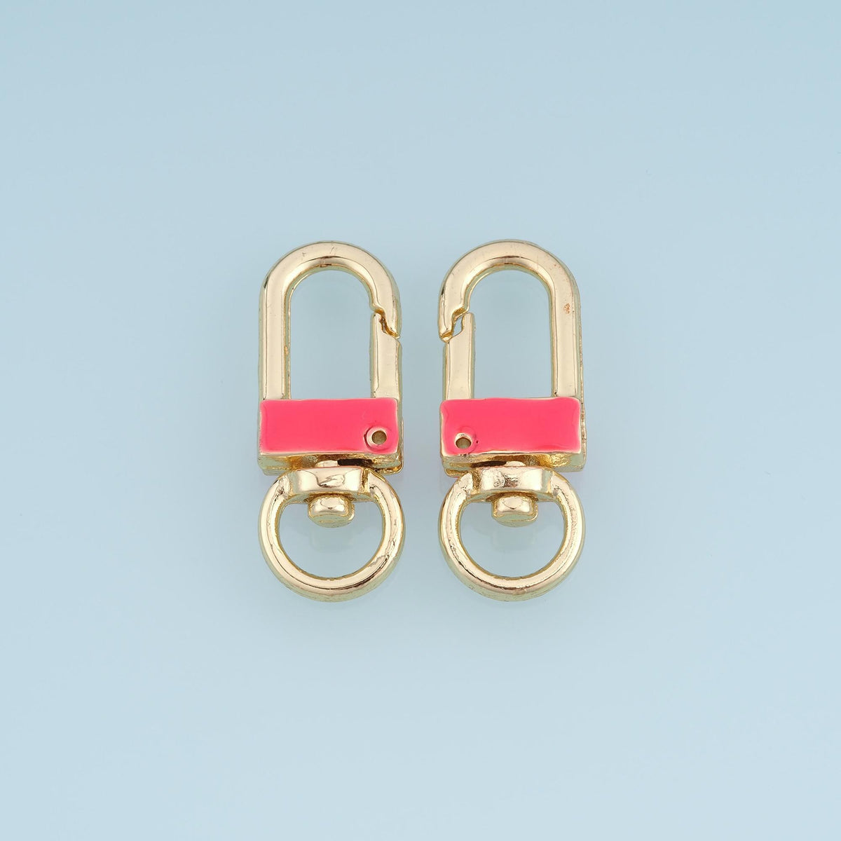 18K Gold Filled Oval Clasp for Jewelry Making