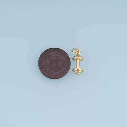18K Gold Filled Charm Pendant for Jewelry Making