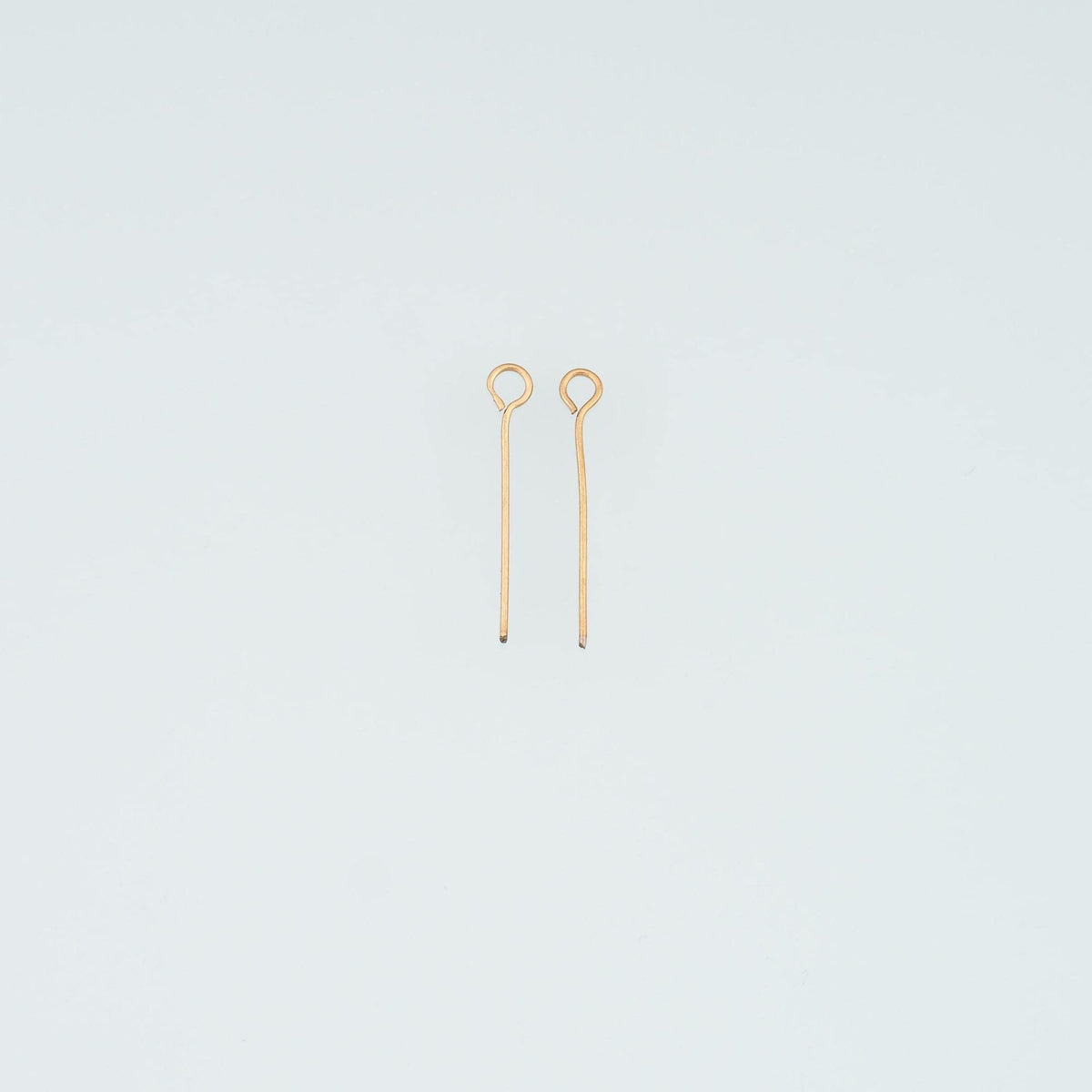 A Pair Stainless Steel Beading Eye Stud, 14K Gold Filled Waterproof Never Fade Earrings Stud,Everyday DIY Jewelry Ear Stack J