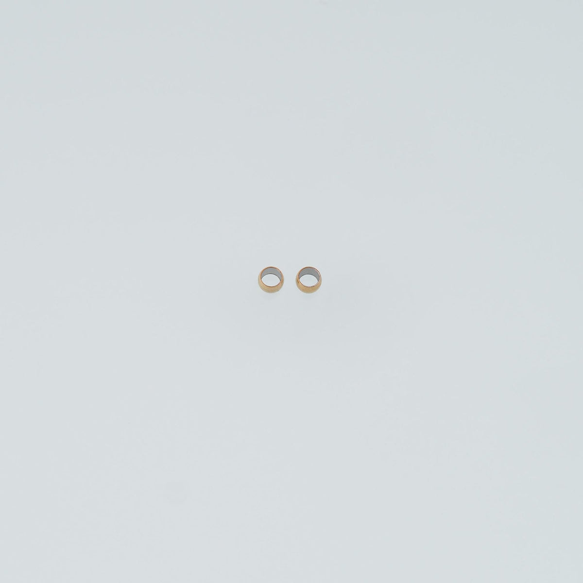 14K Gold Round Round Beads 2 mm, 1.5 mm for Jewelry Making