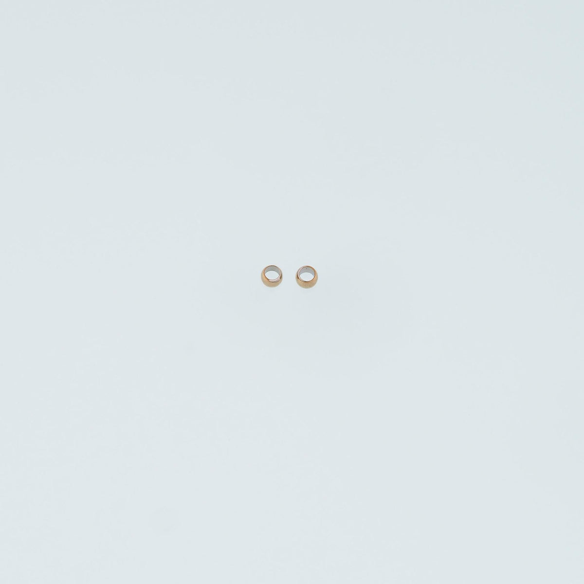 14K Gold Round Round Beads 2 mm, 1.5 mm for Jewelry Making