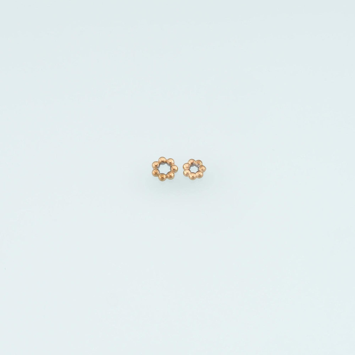 14K Gold Flower Spacer Beads 5 mm, 4.5 mm for Jewelry Making