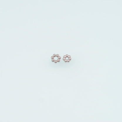 14K Gold Flower Spacer Beads 5 mm, 4.5 mm for Jewelry Making