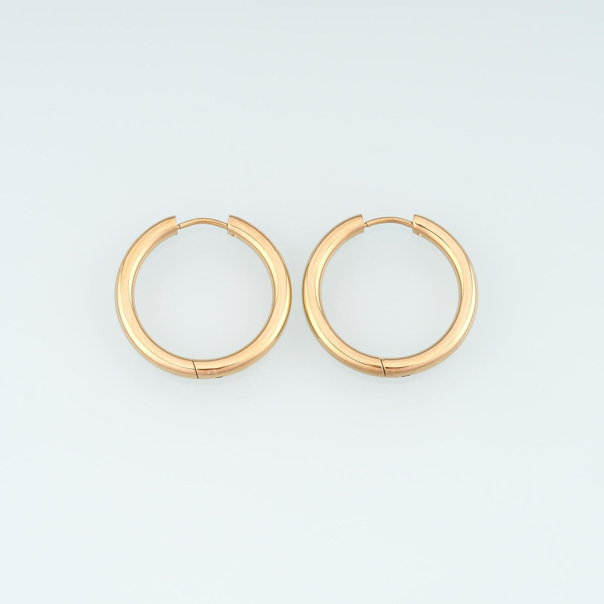 A Pair Stainless Steel Hoop Earrings, 14K Gold Filled Waterproof Never Fade Huggie Hoops,Everyday DIY Jewelry Ear Stack Jewel