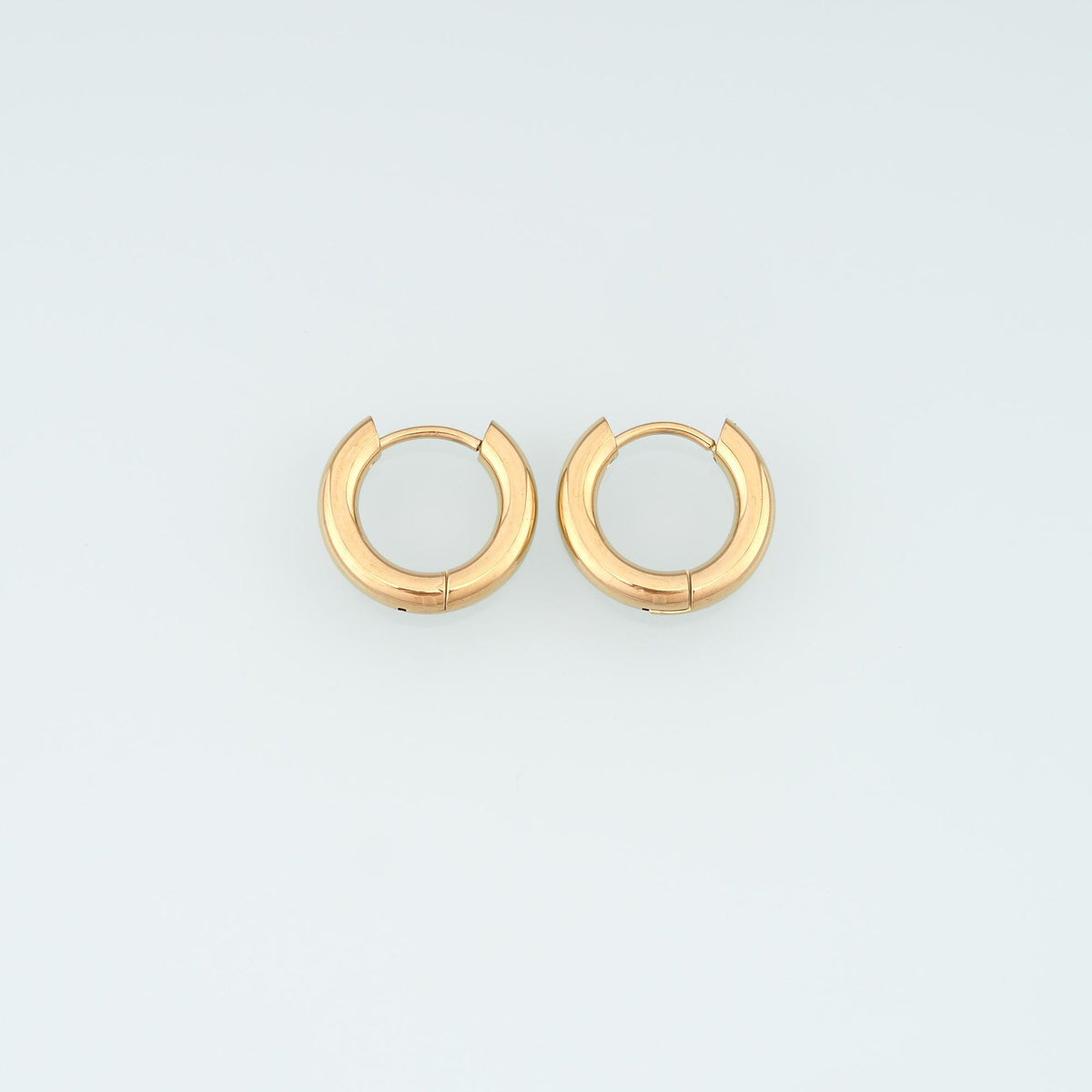 A Pair Stainless Steel Hoop Earrings, 14K Gold Filled Waterproof Never Fade Huggie Hoops,Everyday DIY Jewelry Ear Stack Jewel