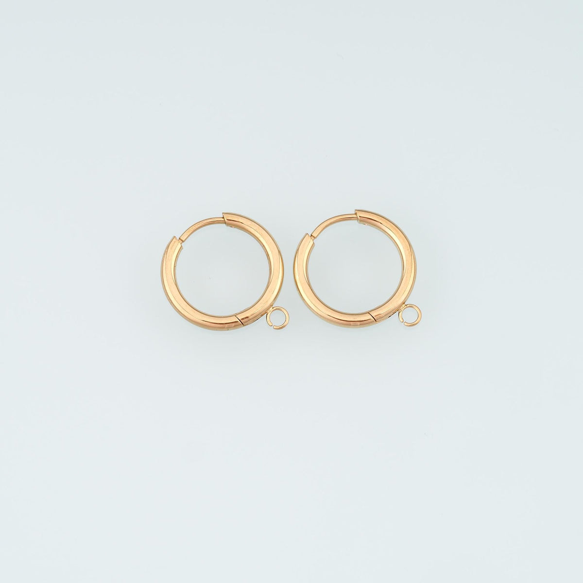 A Pair Stainless Steel Hoop Earrings, 14K Gold Filled Waterproof Never Fade Huggie Hoops,Everyday DIY Jewelry Ear Stack Jewel