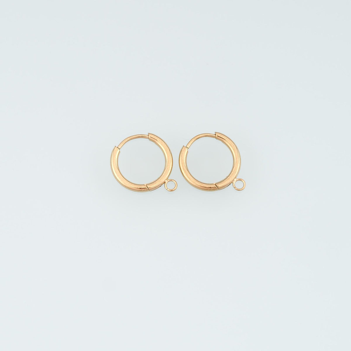 A Pair Stainless Steel Hoop Earrings, 14K Gold Filled Waterproof Never Fade Huggie Hoops,Everyday DIY Jewelry Ear Stack Jewel