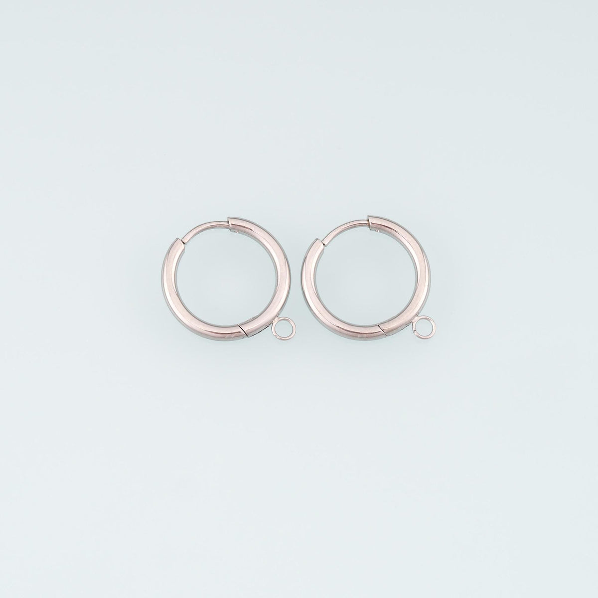 A Pair Stainless Steel Hoop Earrings, 14K Gold Filled Waterproof Never Fade Huggie Hoops,Everyday DIY Jewelry Ear Stack Jewel