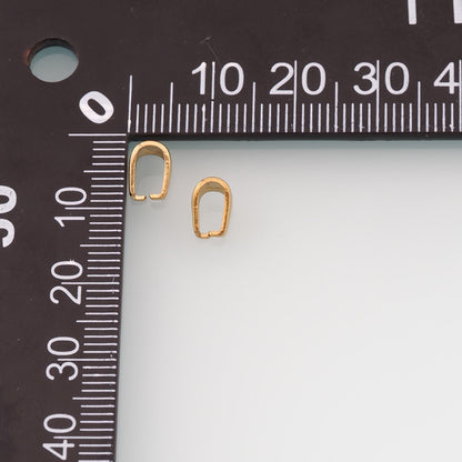 14K Gold Bail for Jewelry Making