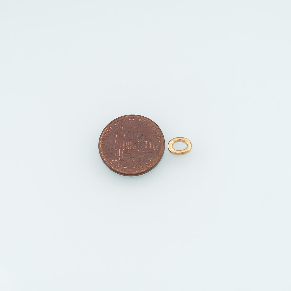 14K Gold Oval Bracelet for Jewelry Making