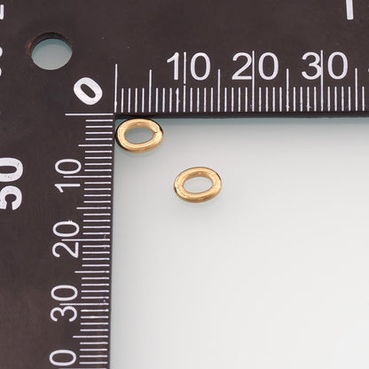 14K Gold Oval Bracelet for Jewelry Making