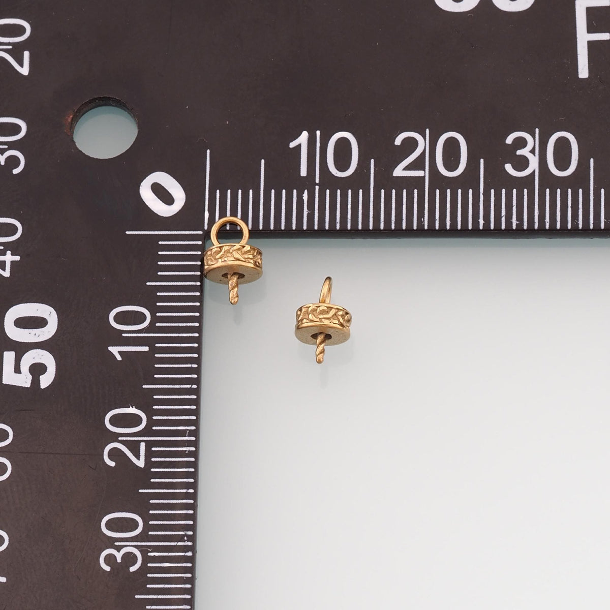 Stainless Steel Screw Eye Bails, 14K Gold Filled Waterproof Charm,DIY Necklace Bracelet Findings Supplies