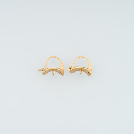 14K Gold Hoop Earrings for Jewelry Making