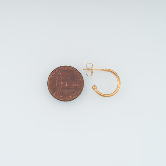 14K Gold Hoop Earrings for Jewelry Making