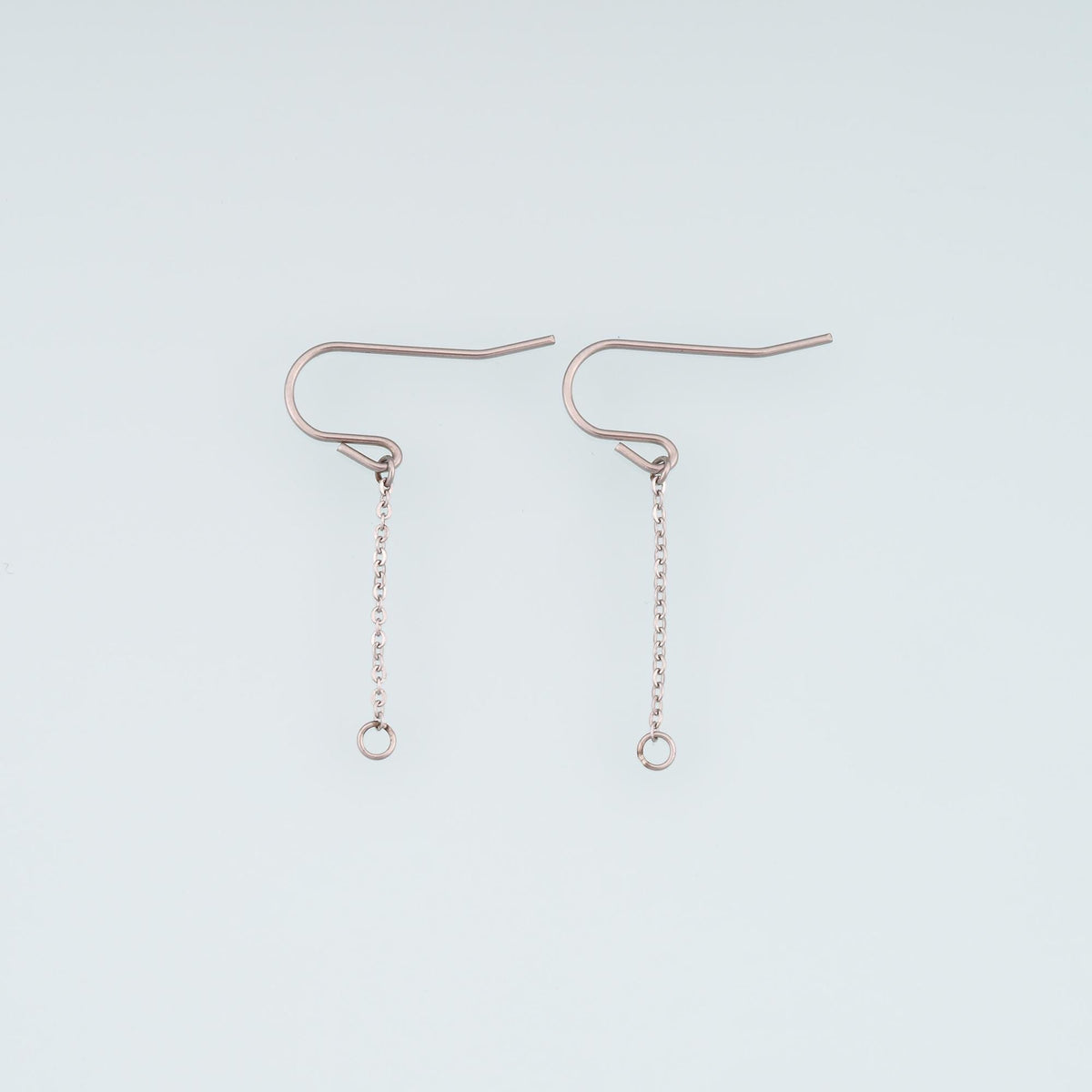 A Pair Stainless Steel Chain Ear Hooks, 14K Gold Filled Waterproof Never Fade,Everyday DIY Jewelry Ear Stack Jewelry