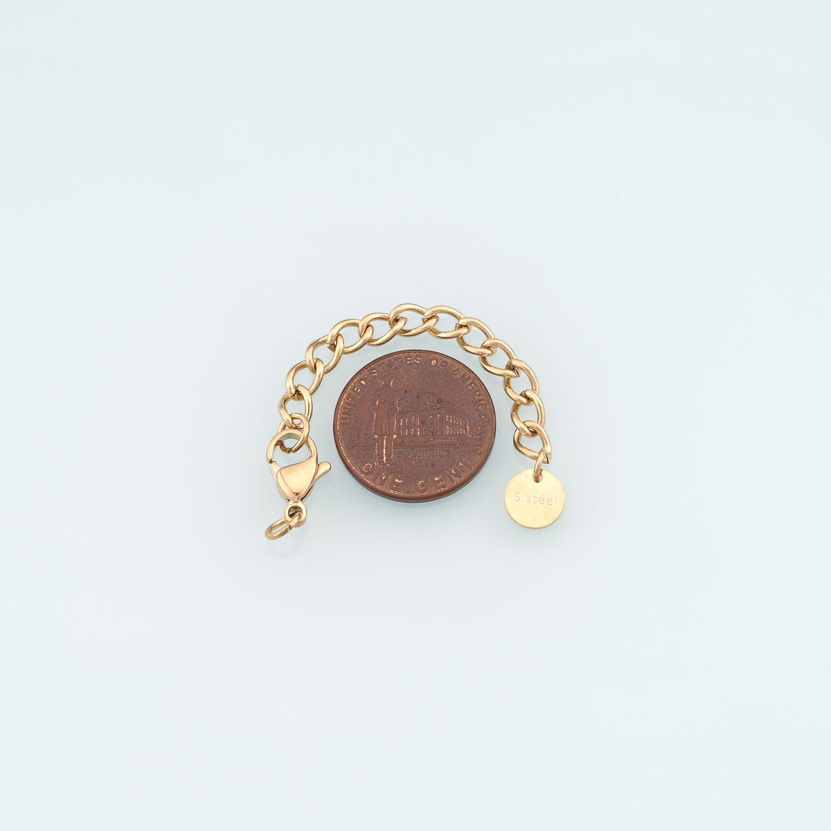 Stainless Lobster Clasp Adjustable Extender Chain ,14k Gold Filled Waterproof Tarnish Findings,DIY Necklace Bracelet Findings