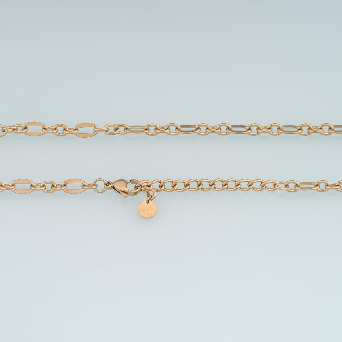 Oval Necklace, 14K Gold Filled Waterproof Non Tarnish Necklace,DIY Everyday Layering Necklace