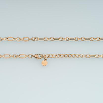 Oval Necklace, 14K Gold Filled Waterproof Non Tarnish Necklace,DIY Everyday Layering Necklace