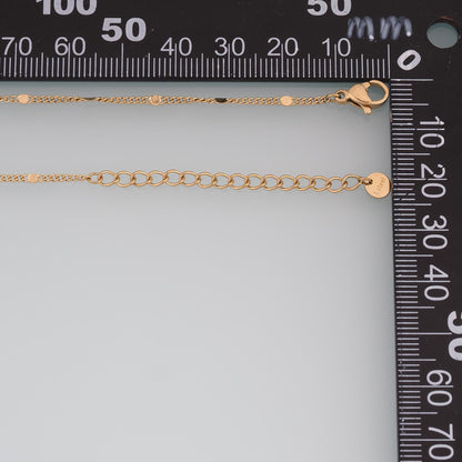 14K Gold Round Necklace for Jewelry Making