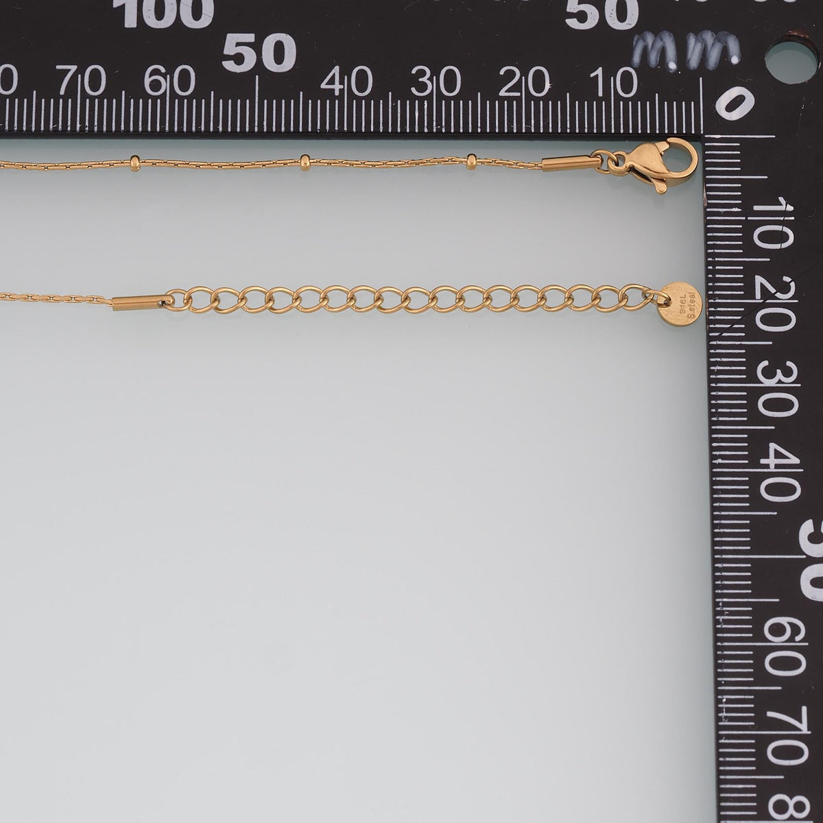 Round Bead Necklace, 14K Gold Filled Waterproof Non Tarnish Necklace,DIY Everyday Layering Necklace