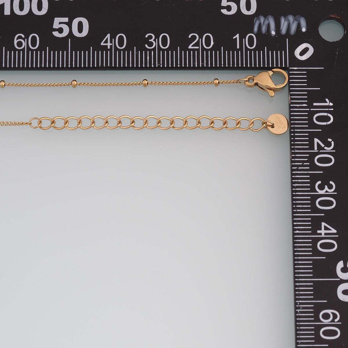 Round Bead Necklace, 14K Gold Filled Waterproof Non Tarnish Necklace,DIY Everyday Layering Necklace