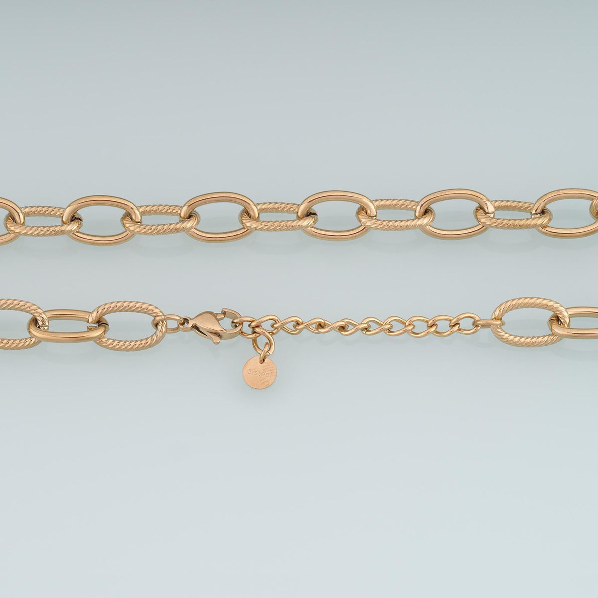 14K Gold Oval Necklace for Jewelry Making