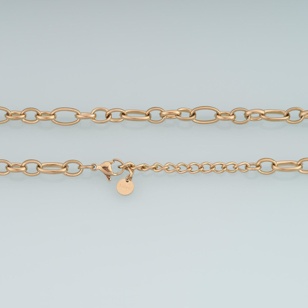 14K Gold Oval Necklace for Jewelry Making